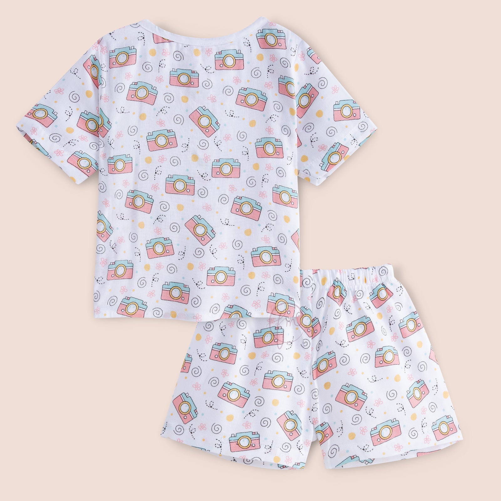 Unisex Camera Print Co-ord Set