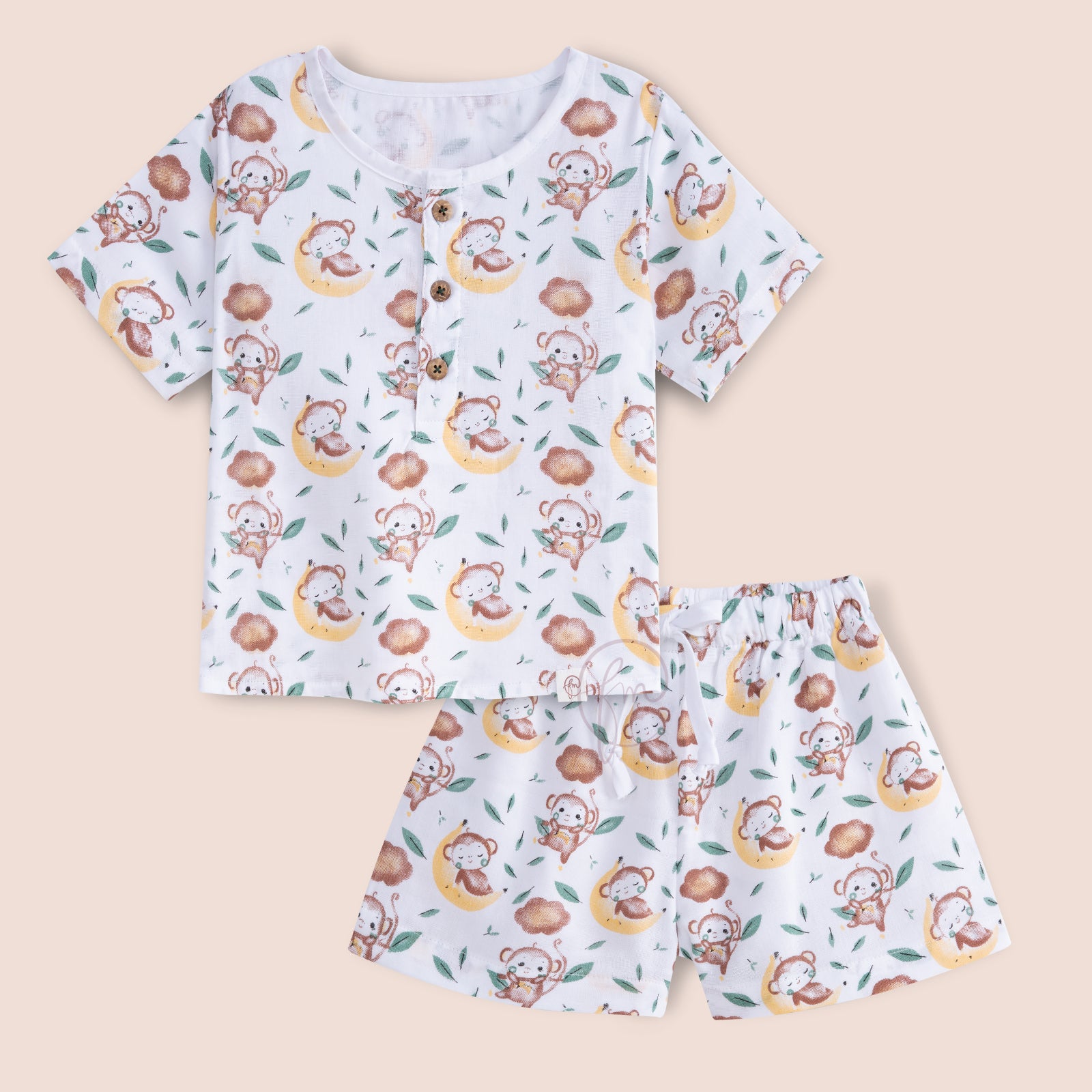 Unisex Monkey Print Co-ord Set