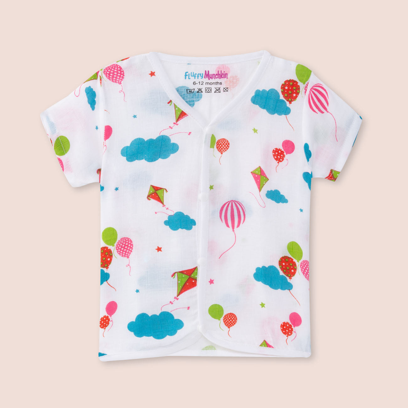 Half Sleeves Jabla Shorts set - Joyful colors