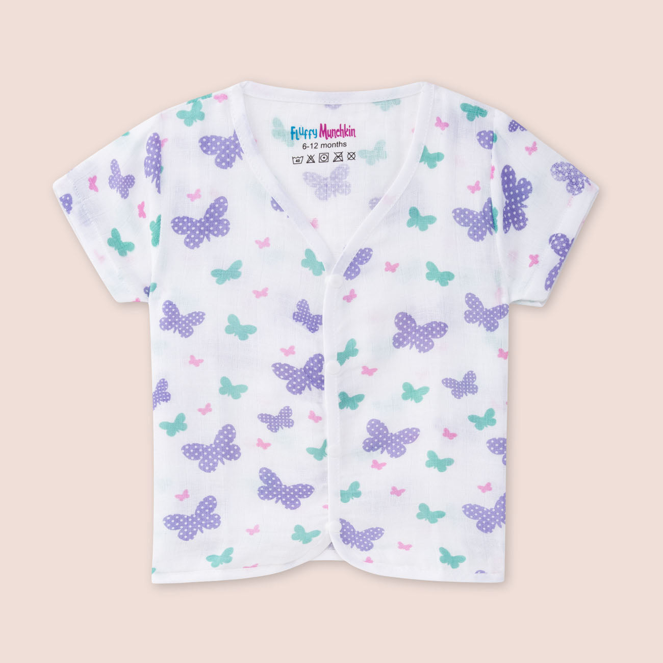 Half Sleeves Jabla shorts set - Butterfly