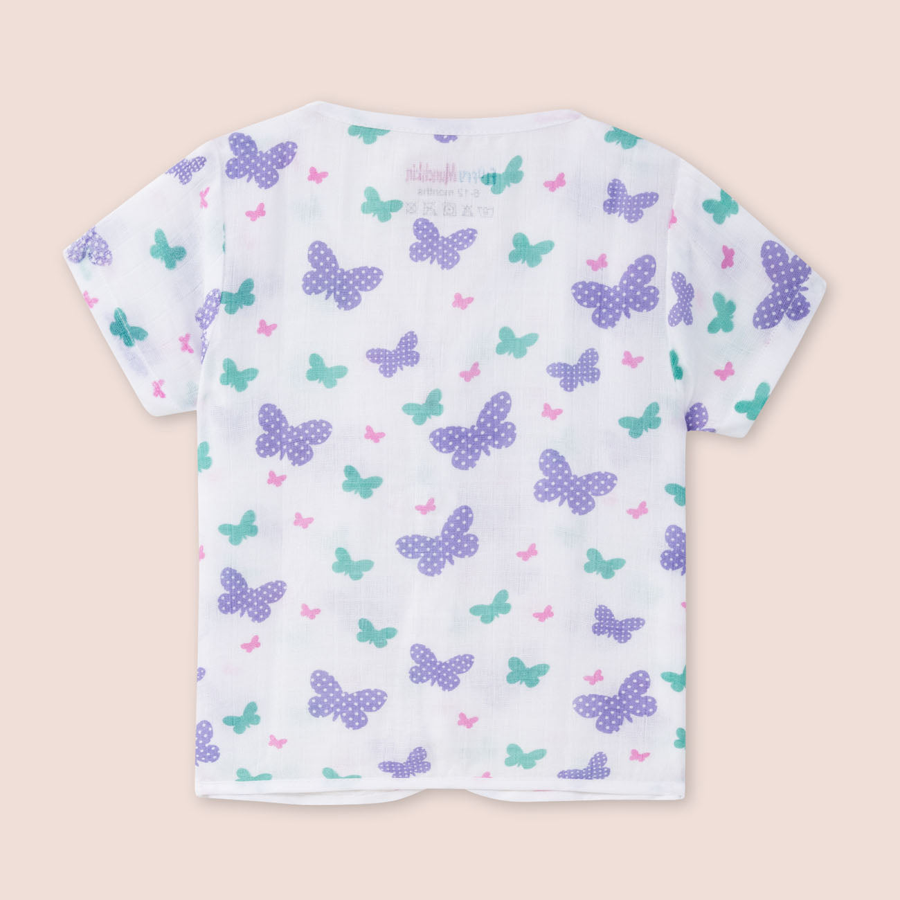 Half Sleeves Jabla shorts set - Butterfly