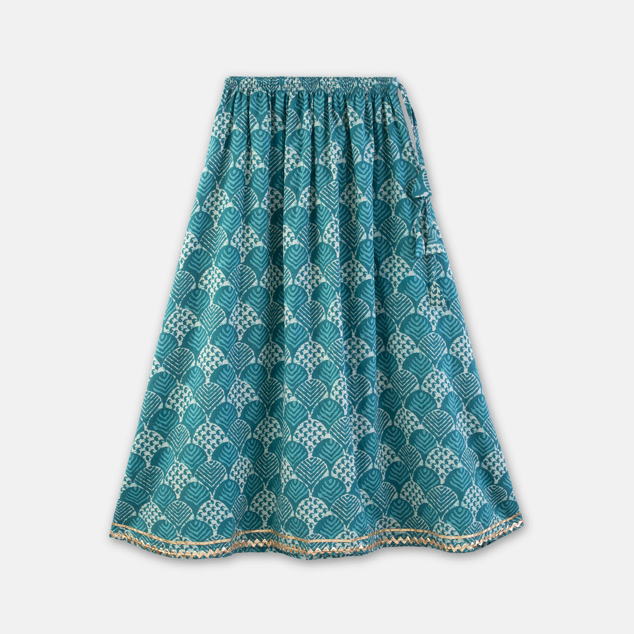 Jaipur Cotton Crop Top & Skirt Set