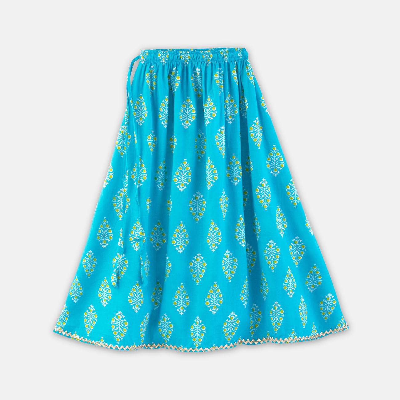 Jaipur Cotton Crop Top & Skirt Set