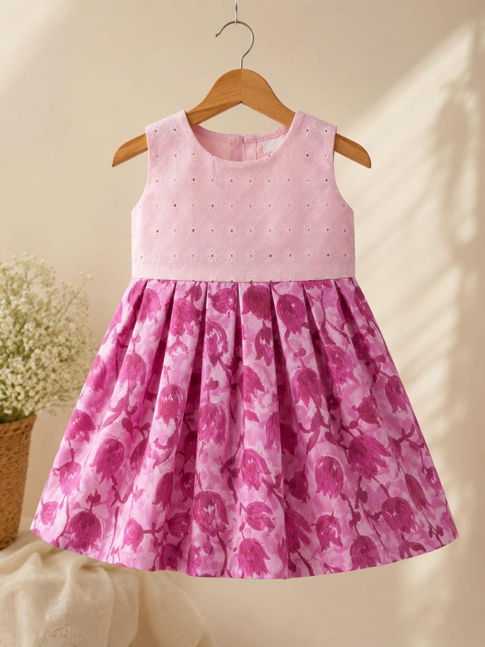 Rosy Floral Dress