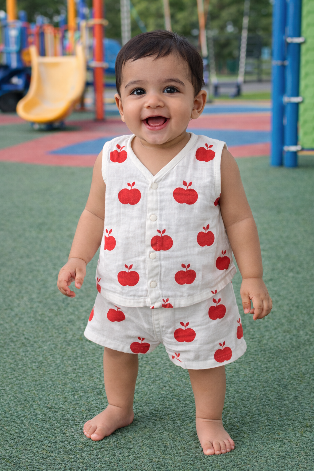 Apple Bloom Muslin Short set