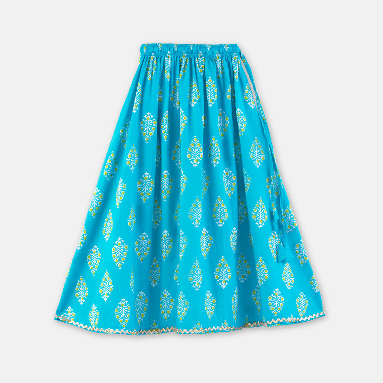 Jaipur Cotton Crop Top & Skirt Set