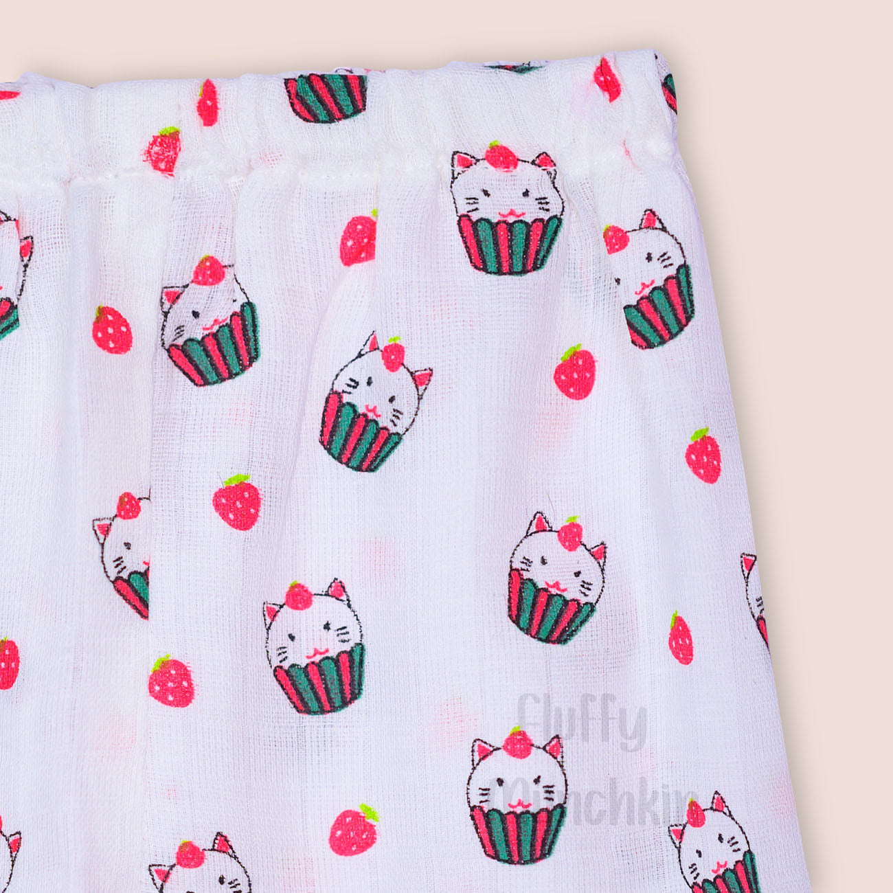 Pant set - Strawberry Kitty