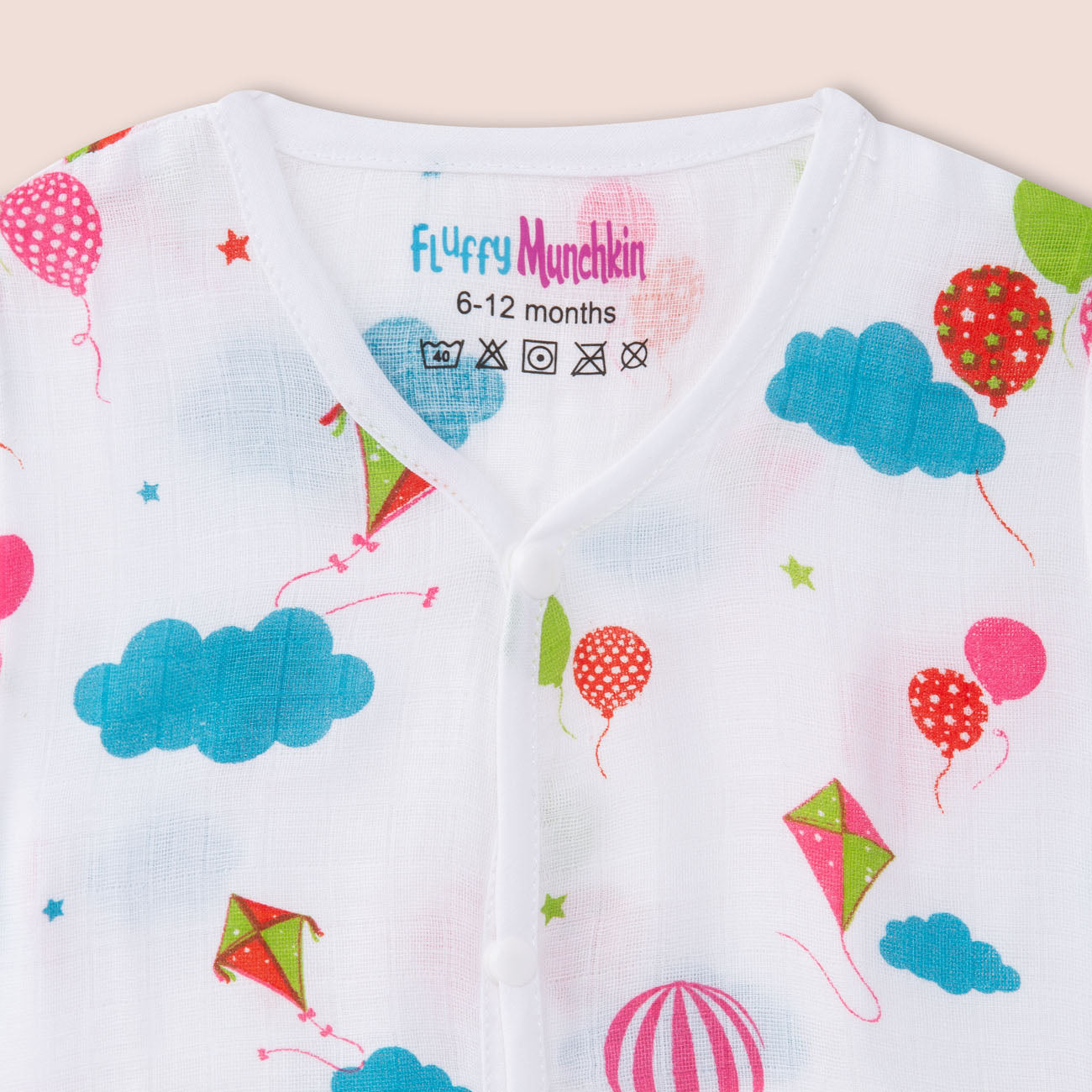 Half Sleeves Jabla Shorts set - Joyful colors