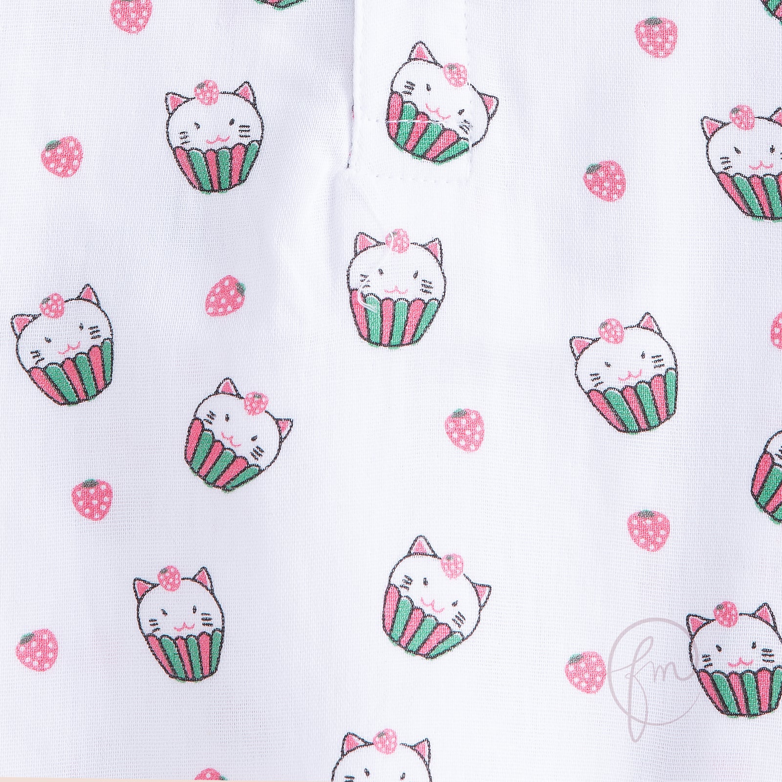 Unisex Cupcat Print Co-ord Set