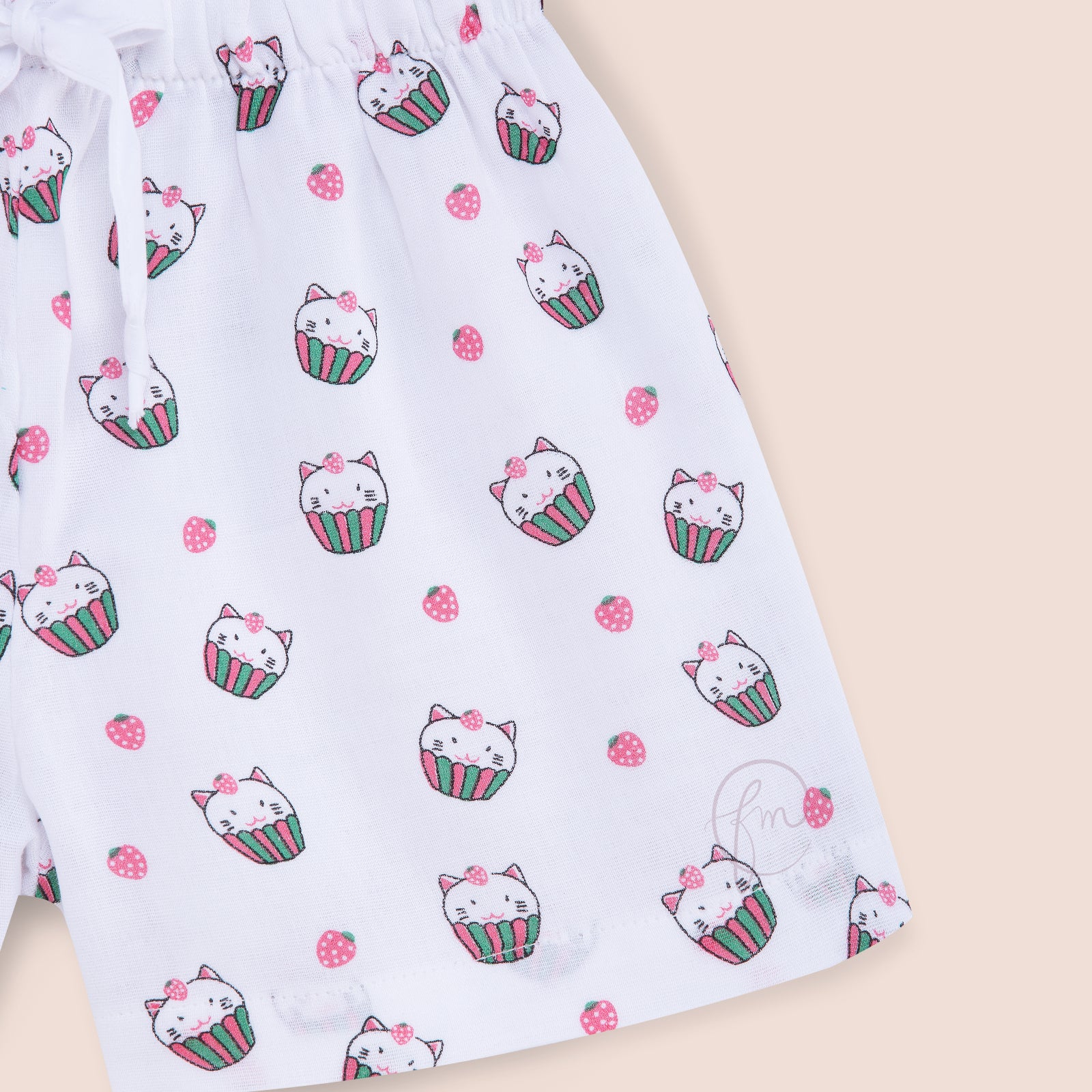 Unisex Cupcat Print Co-ord Set