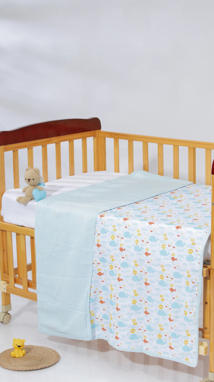 4 Layer Reversible Blanket -oceanic surprise