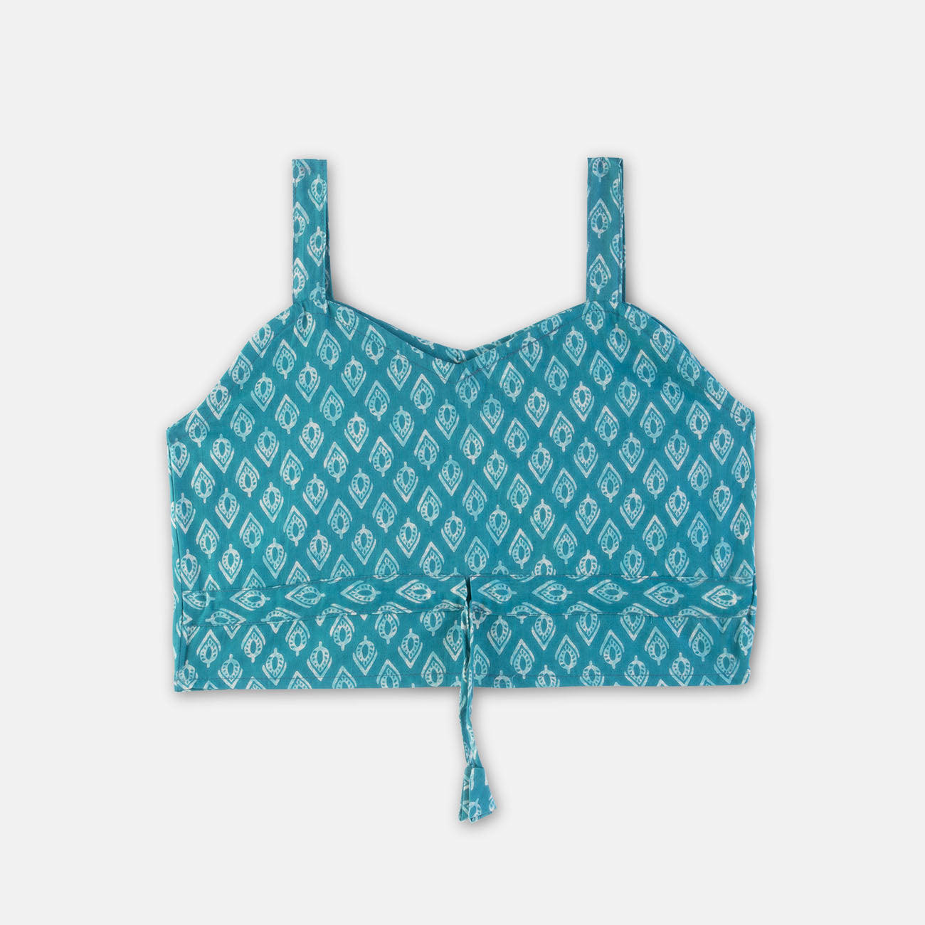 Jaipur Cotton Crop Top & Skirt Set