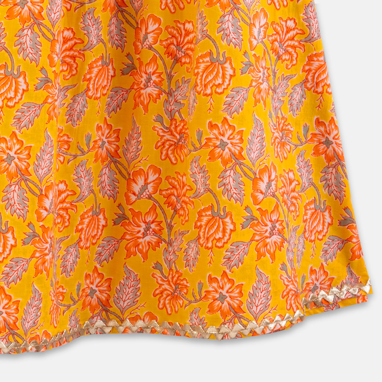 Jaipur Cotton Crop Top & Skirt Set