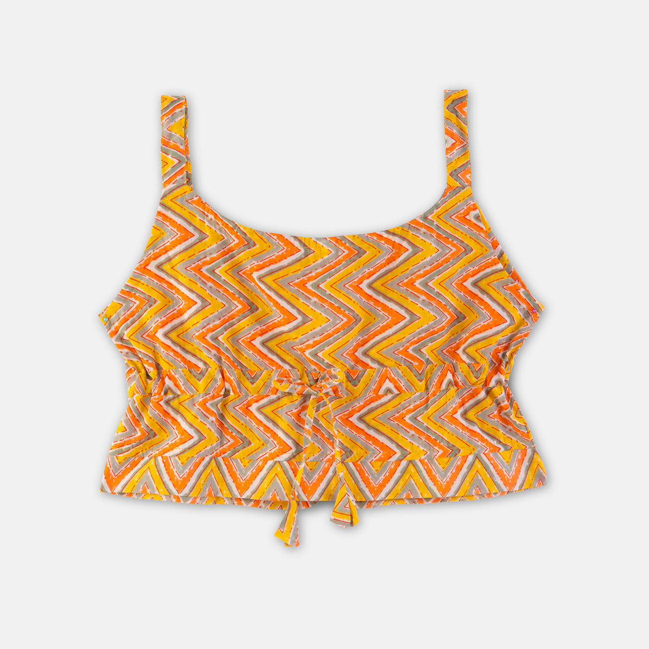 Jaipur Cotton Crop Top & Skirt Set