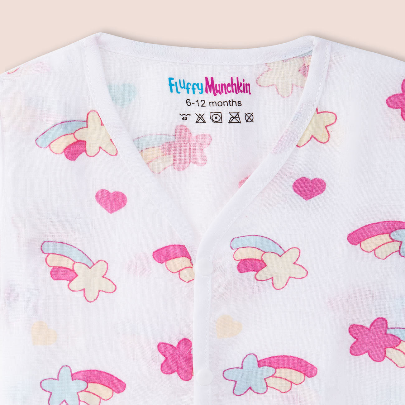 Half Sleeves Jabla Shorts set - Shooting Stars