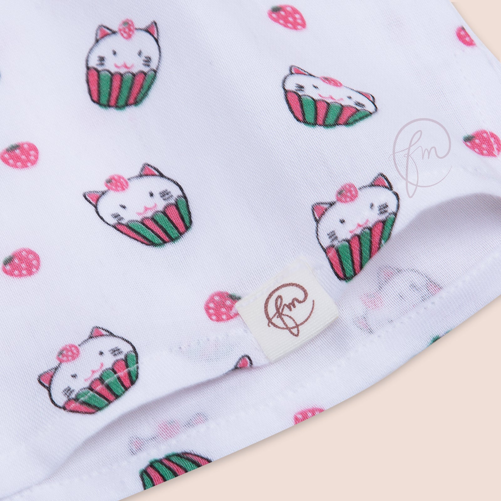 Unisex Cupcat Print Co-ord Set