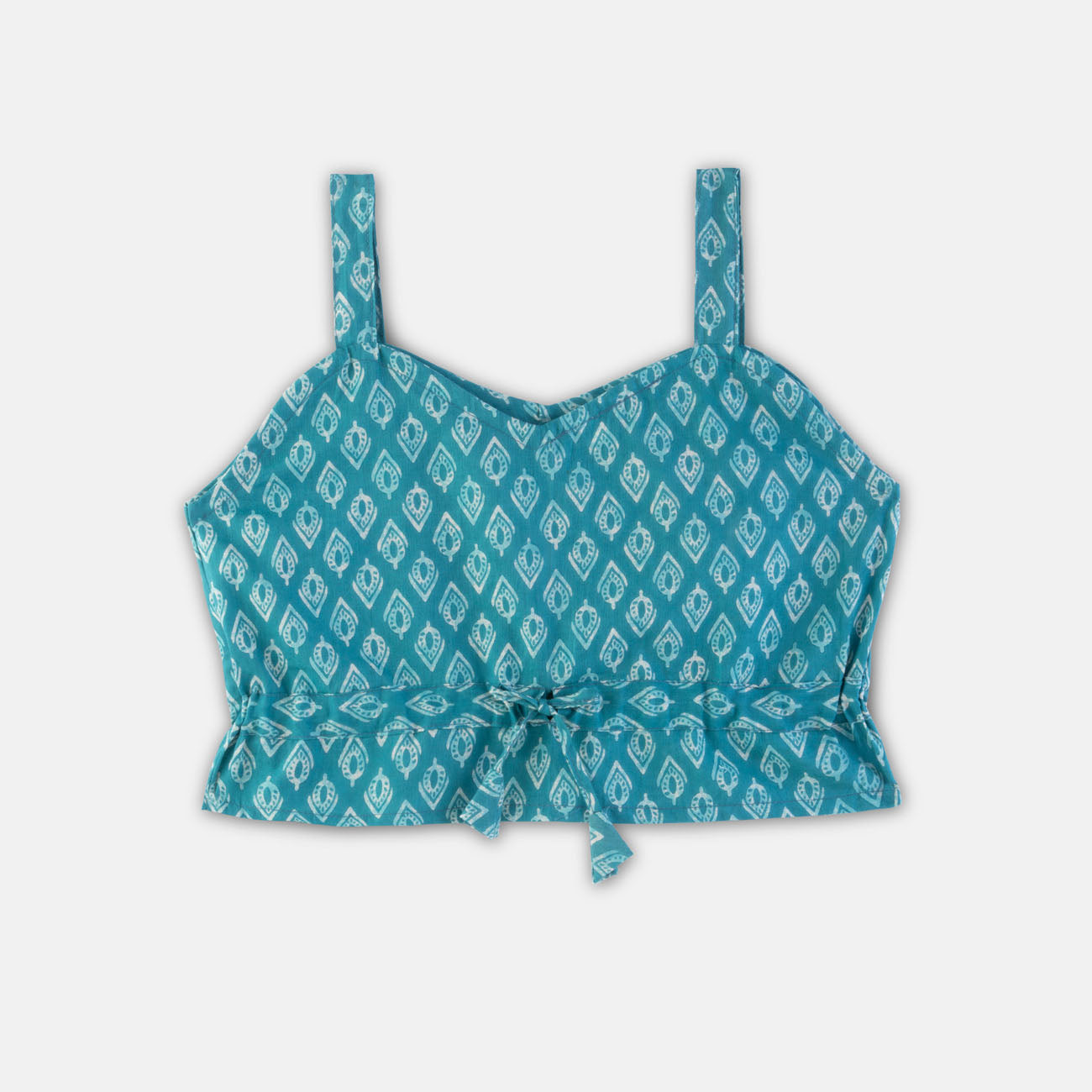 Jaipur Cotton Crop Top & Skirt Set