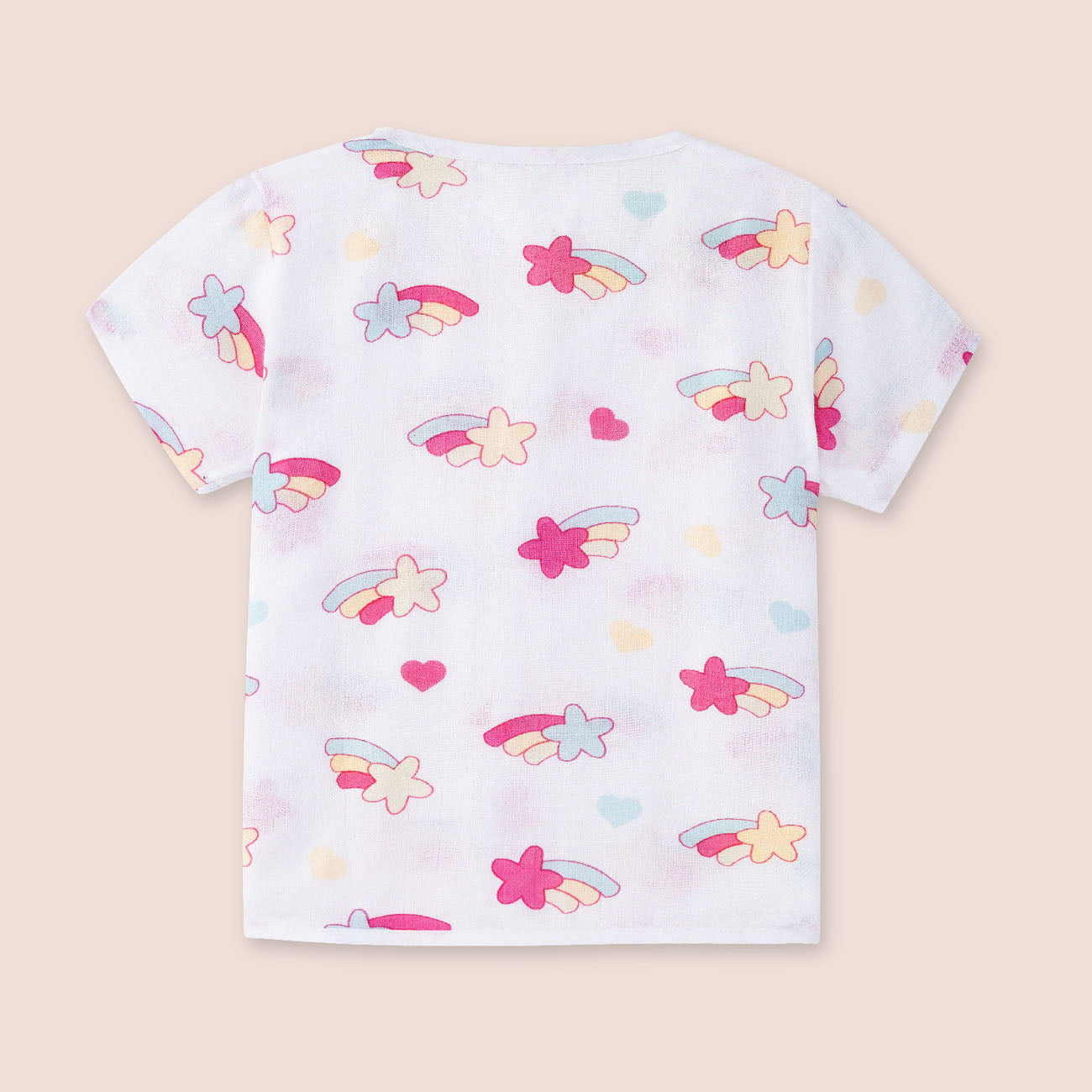 Half Sleeves Jabla Shorts set - Shooting Stars