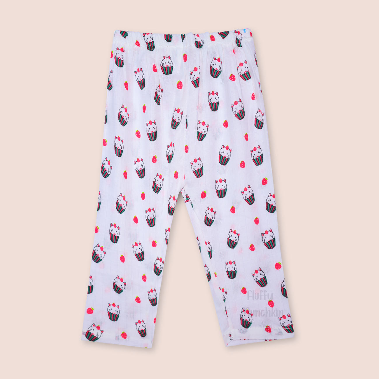 Pant set - Strawberry Kitty