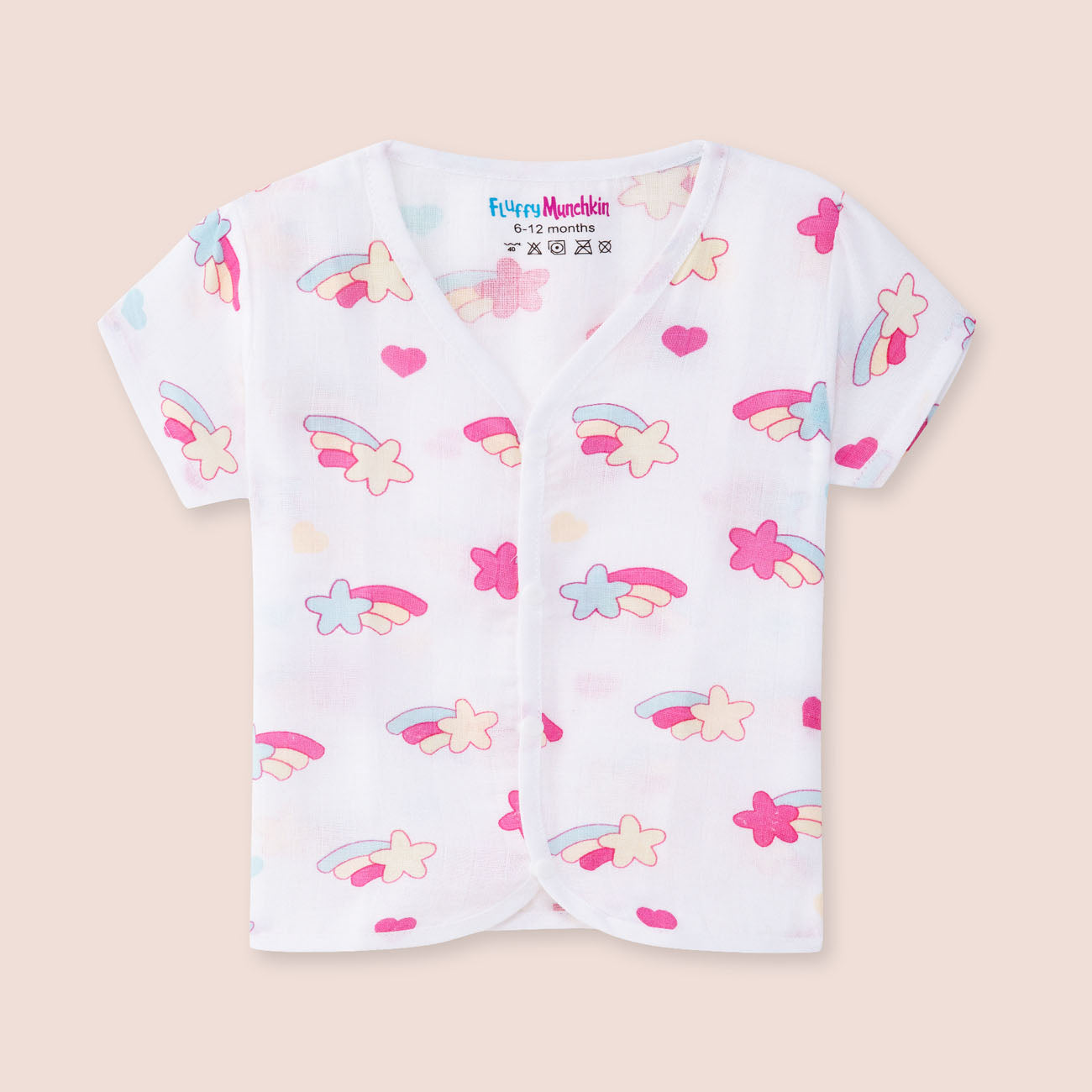 Half Sleeves Jabla Shorts set - Shooting Stars