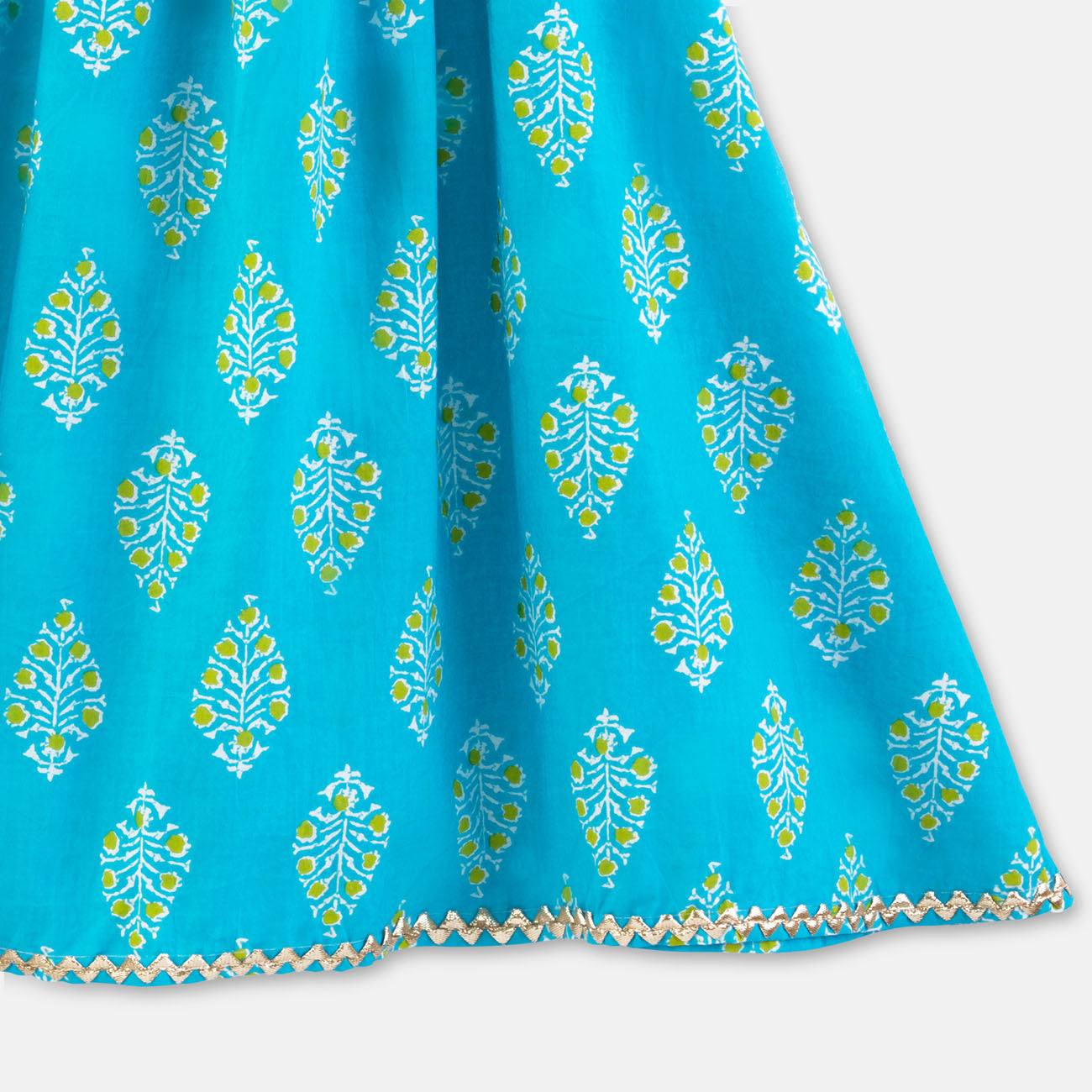 Jaipur Cotton Crop Top & Skirt Set