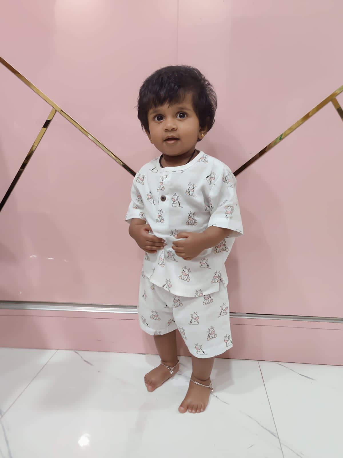 Unisex Cow Print co ord set