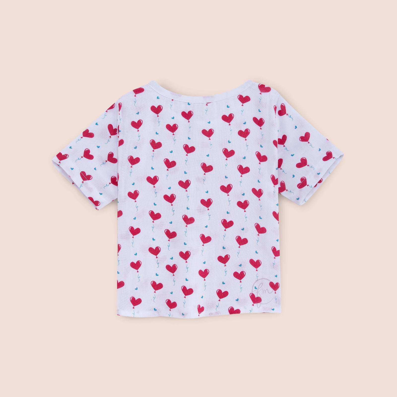 Unisex Heart print co ord set