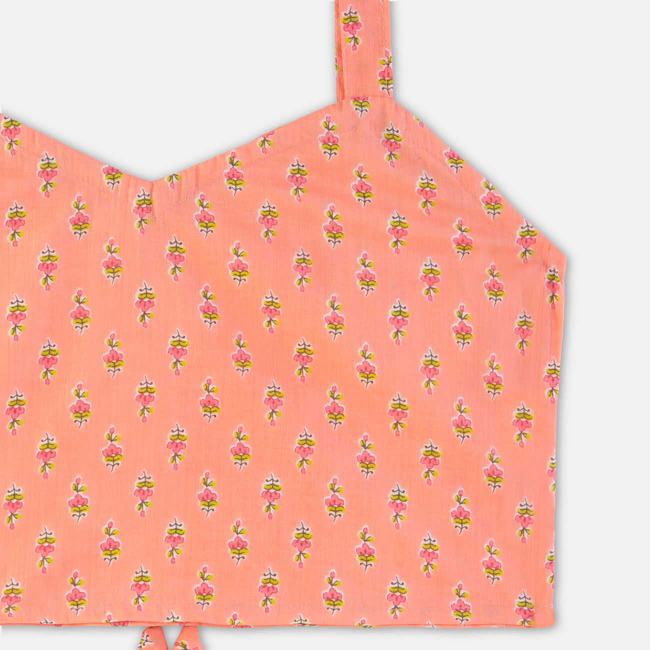 Jaipur Cotton Crop Top & Skirt Set