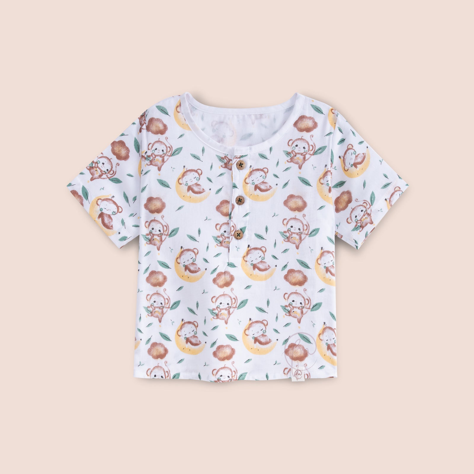 Unisex Monkey Print Co-ord Set