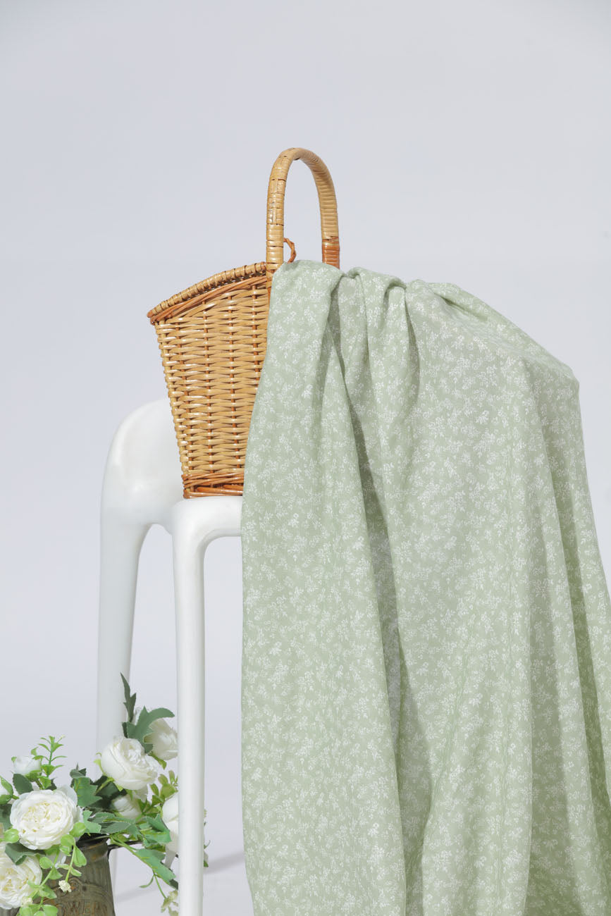 Bamboo Swaddle - Green Floral