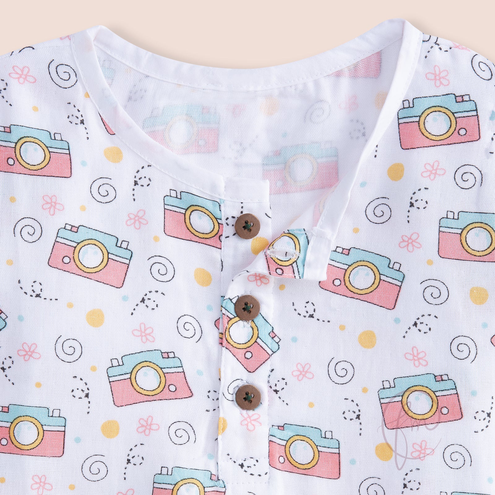 Unisex Camera Print Co-ord Set