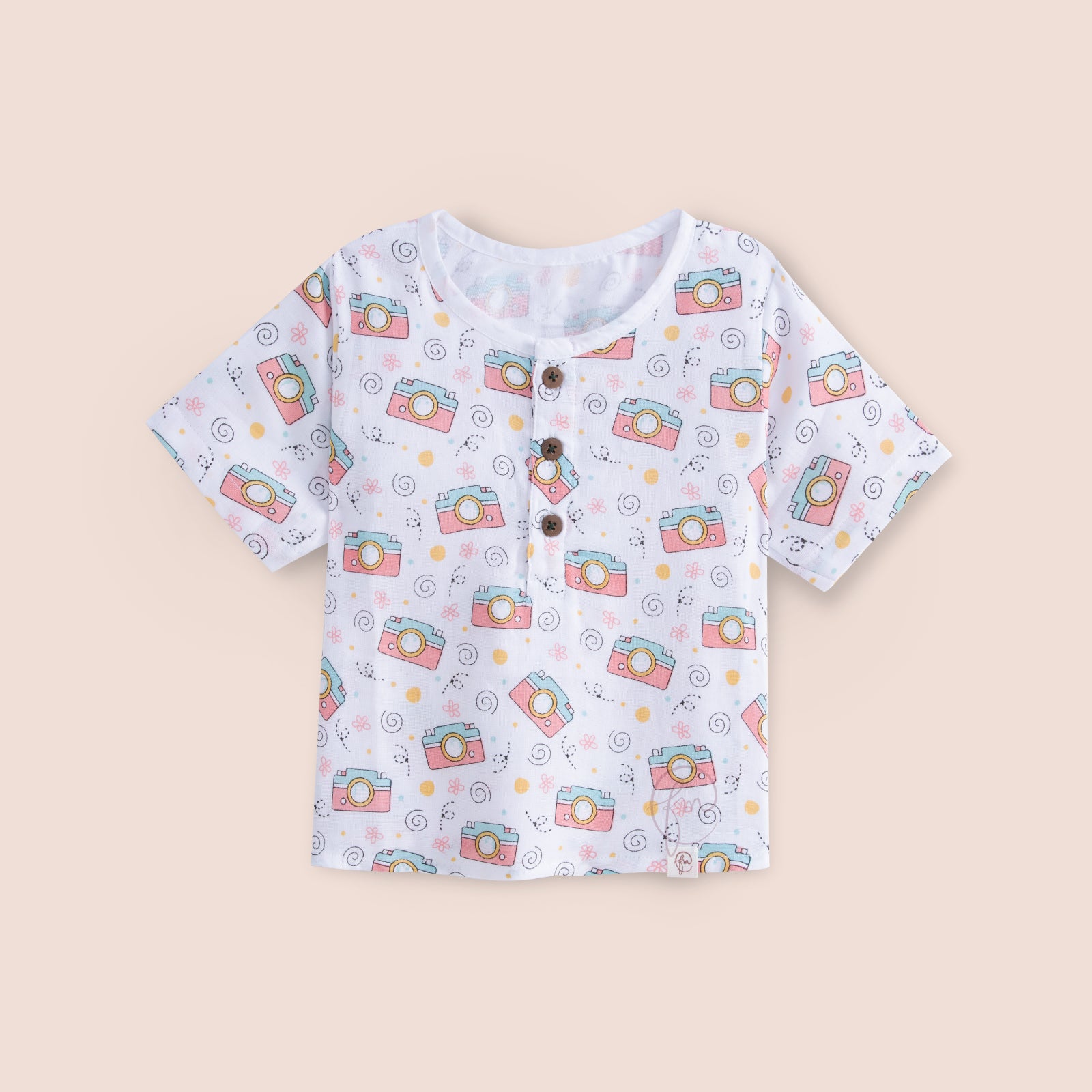 Unisex Camera Print Co-ord Set