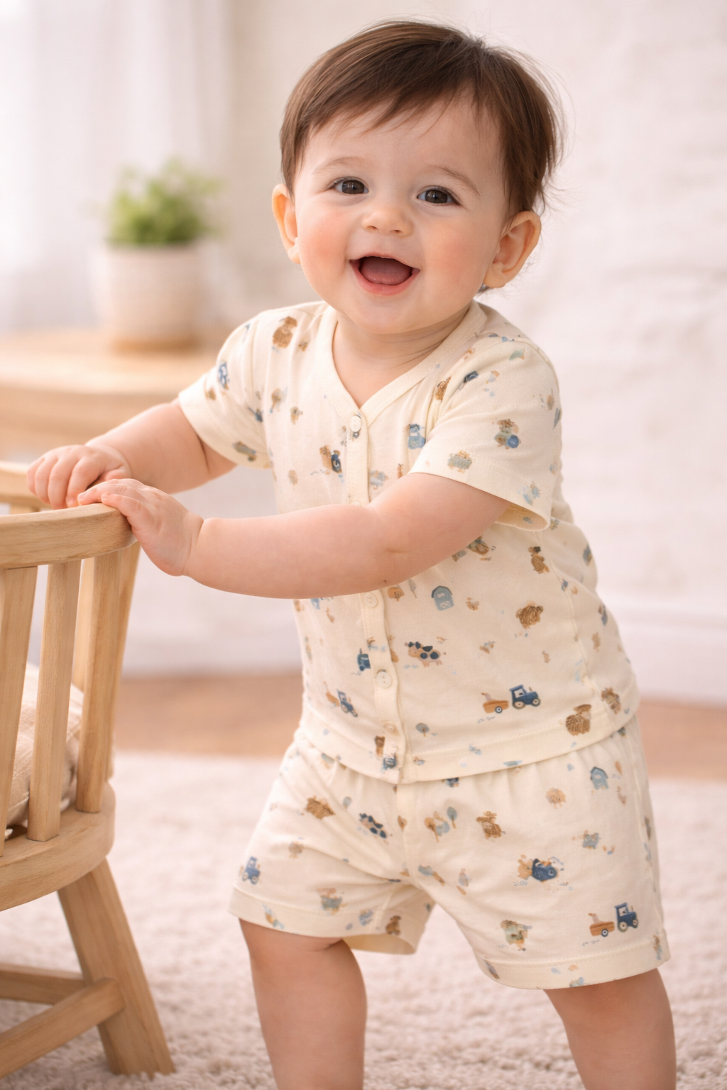 Little Trails Knitted cotton Co-ord Set