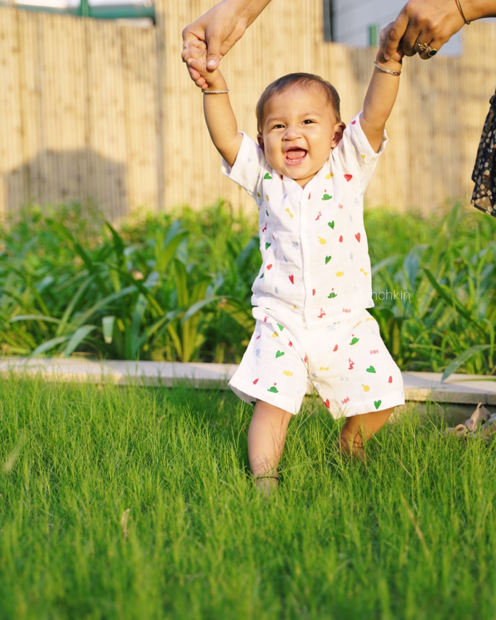 Half Sleeves Jabla Shorts set - Candy_s Love