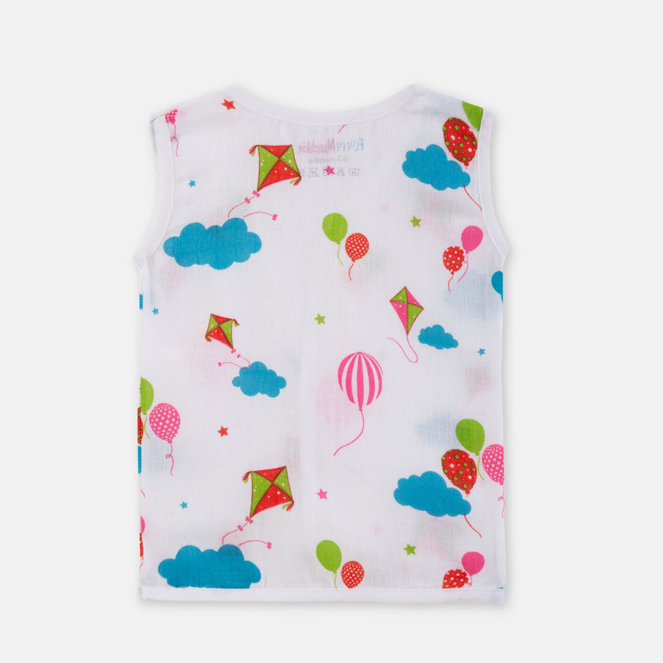 Sleeveless Jabla & Nappy Set Joyful colors (Preemie & 0-3M)