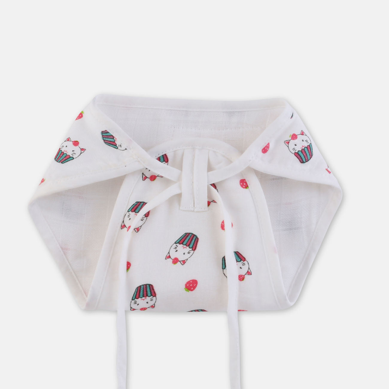 Sleeveless Jabla & Nappy Set Strawberry Kitty (Preemie & 0-3M)