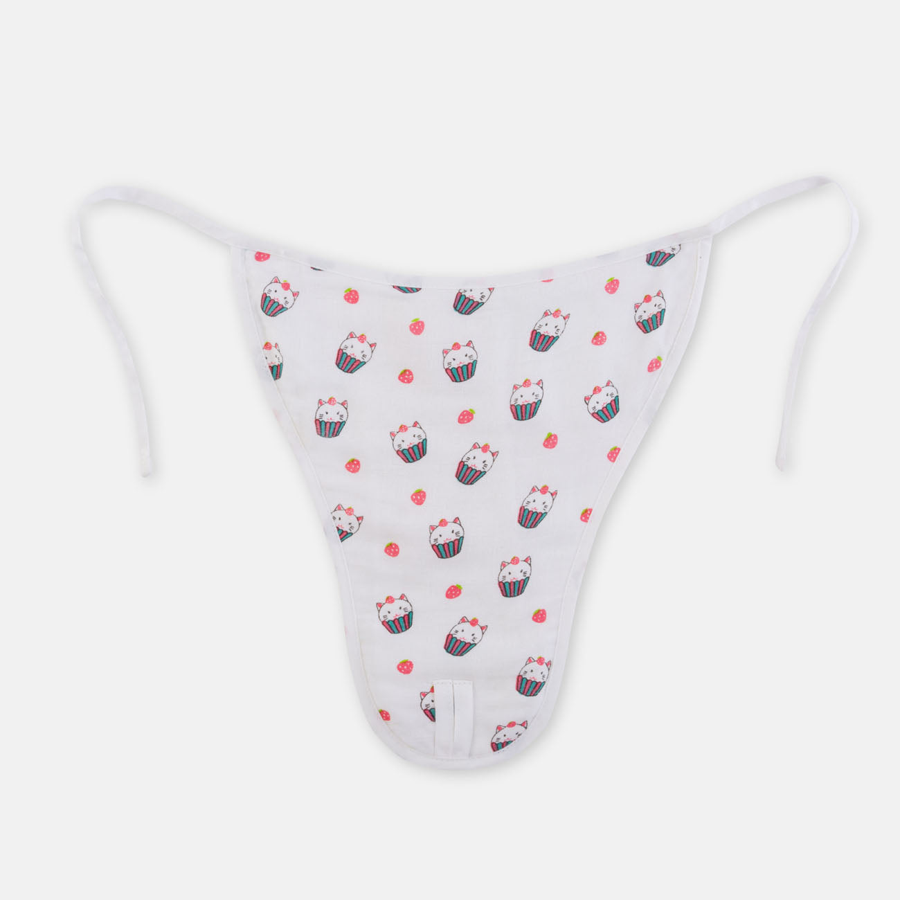 Sleeveless Jabla & Nappy Set Strawberry Kitty (Preemie & 0-3M)