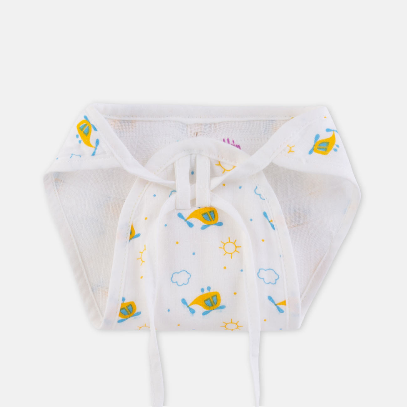 Sleeveless Jabla & Nappy Set Whirly Bird (Preemie & 0-3M)