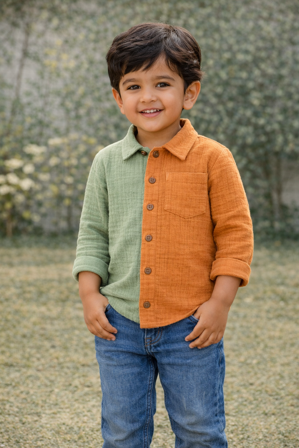 Colorblock Shirt - Unisex