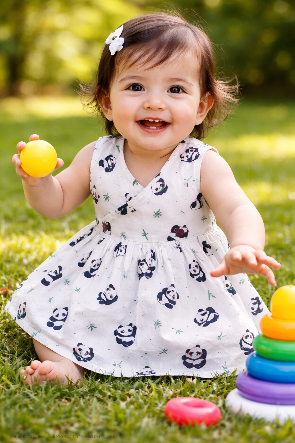 Premium Muslin Toddler Dress – 1-2Y & 2-3Y | Fluffy Munchkin