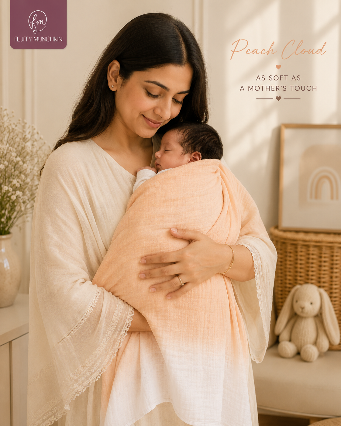 Ombre Dreams – Muslin Swaddle Set (Pack of 4)