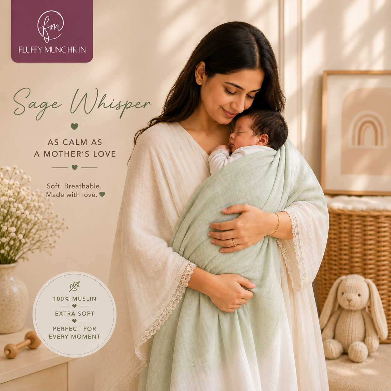 Ombre Dreams – Muslin Swaddle Set (Pack of 4)