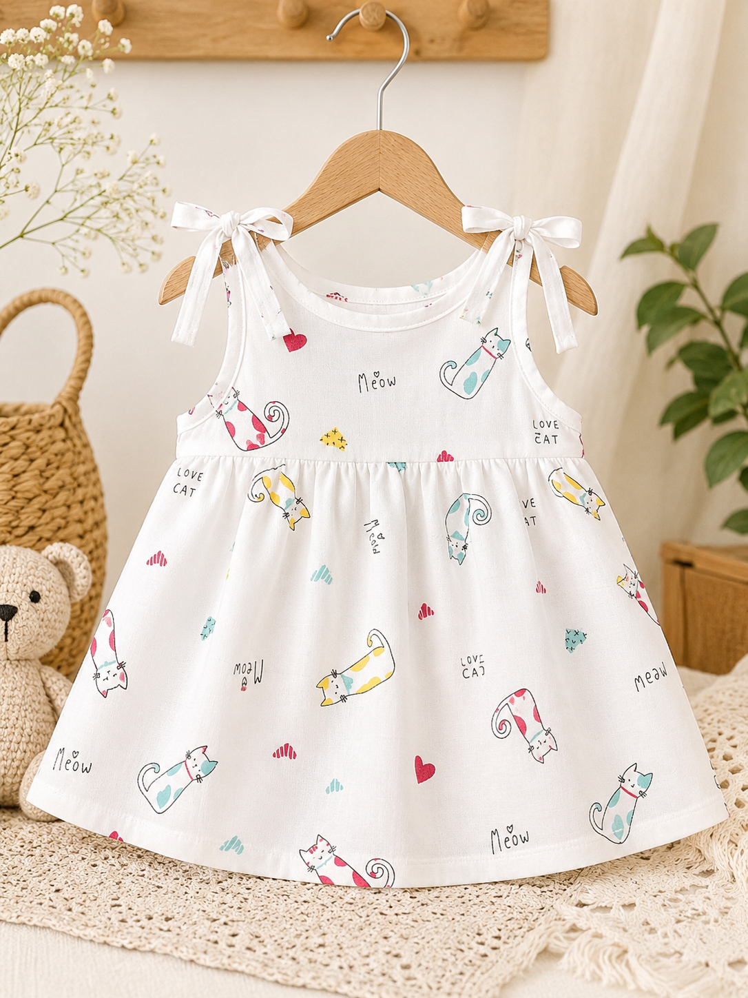 Newborn Frocks - pack of 3 ( ASSORTED )
