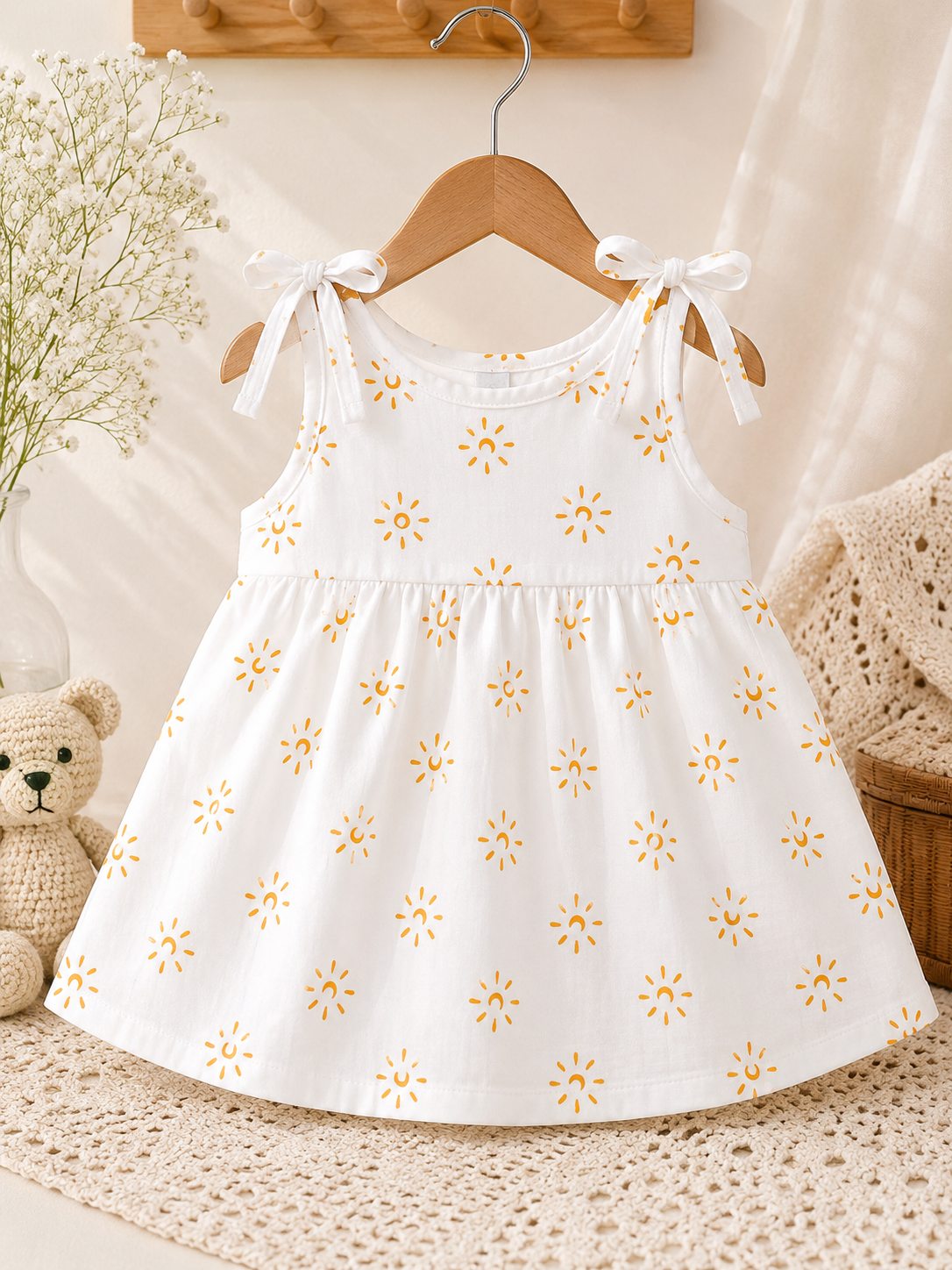Newborn Frocks - pack of 3 ( ASSORTED )