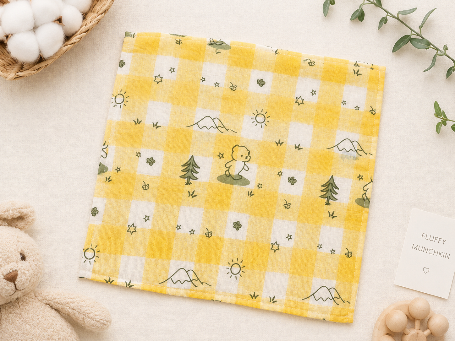 Muslin Washcloths – Assorted Prints