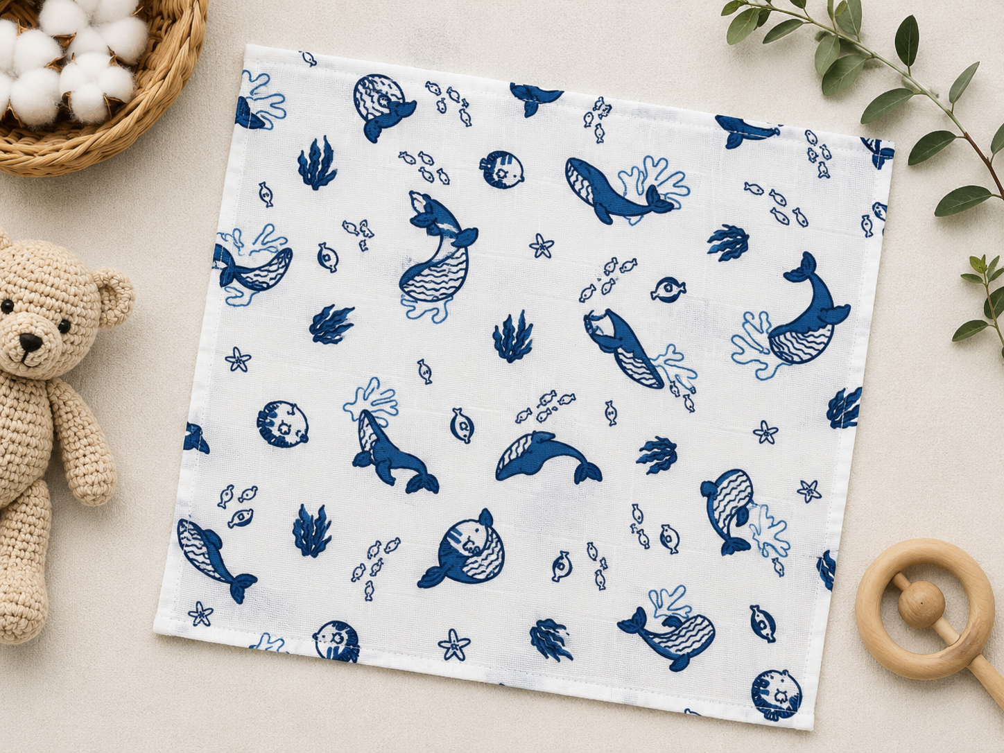 Muslin Washcloths – Assorted Prints