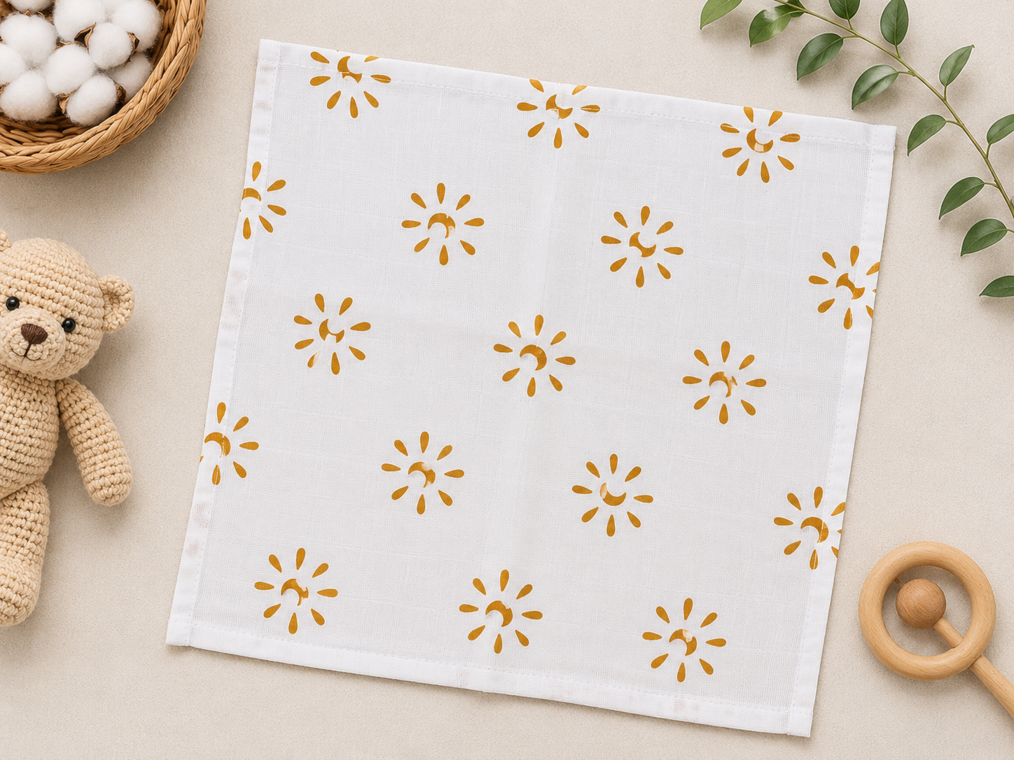 Muslin Washcloths – Assorted Prints