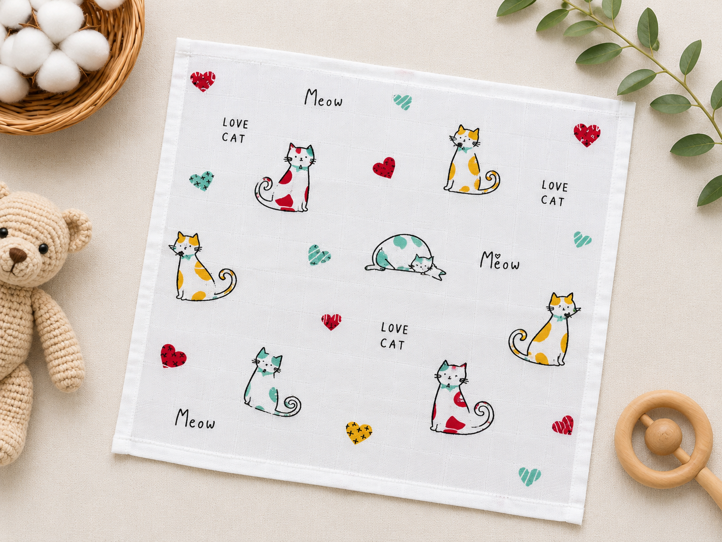 Muslin Washcloths – Assorted Prints