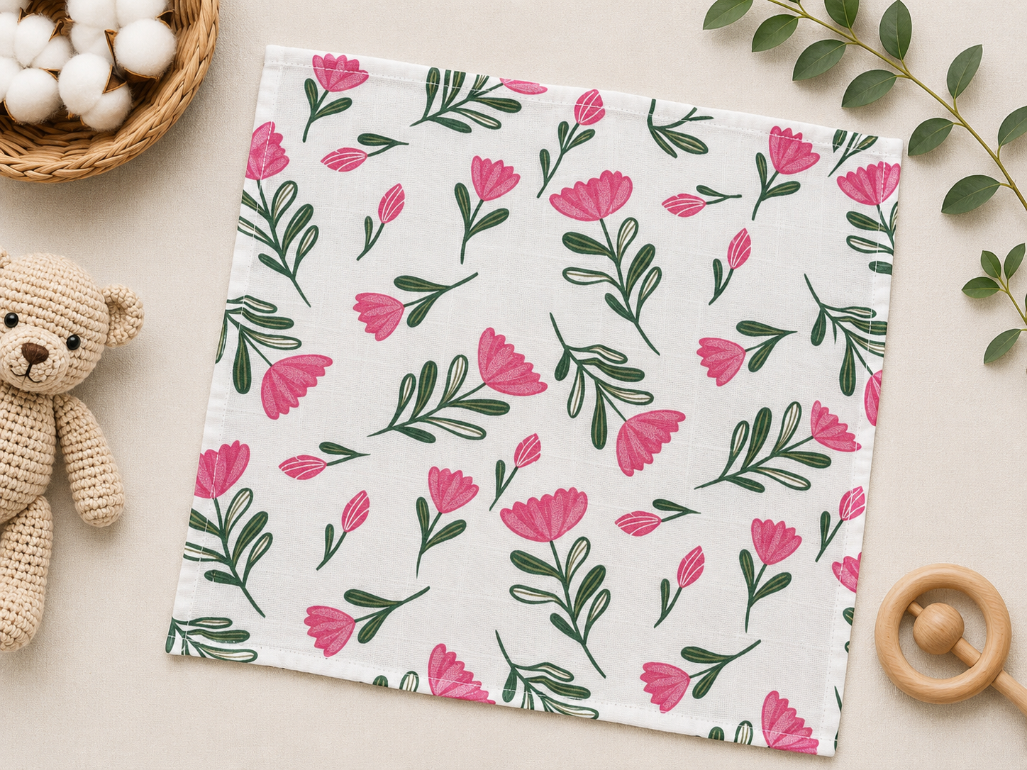 Muslin Washcloths – Assorted Prints