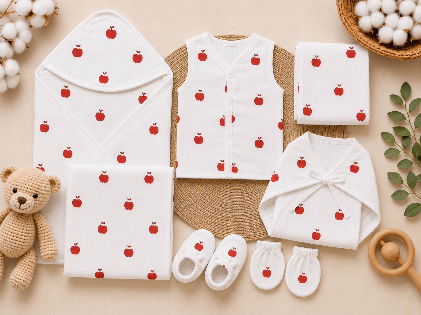 Complete Newborn Essentials Kit – Apple Orchard
